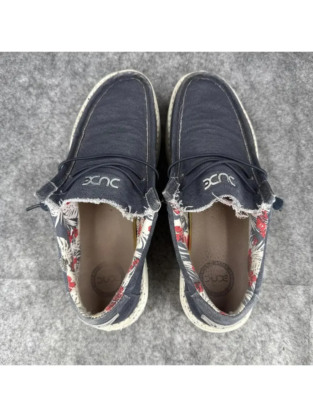 Dude Perfect Men’s Wally Stretch Shoes Dark Blue Size 11 965